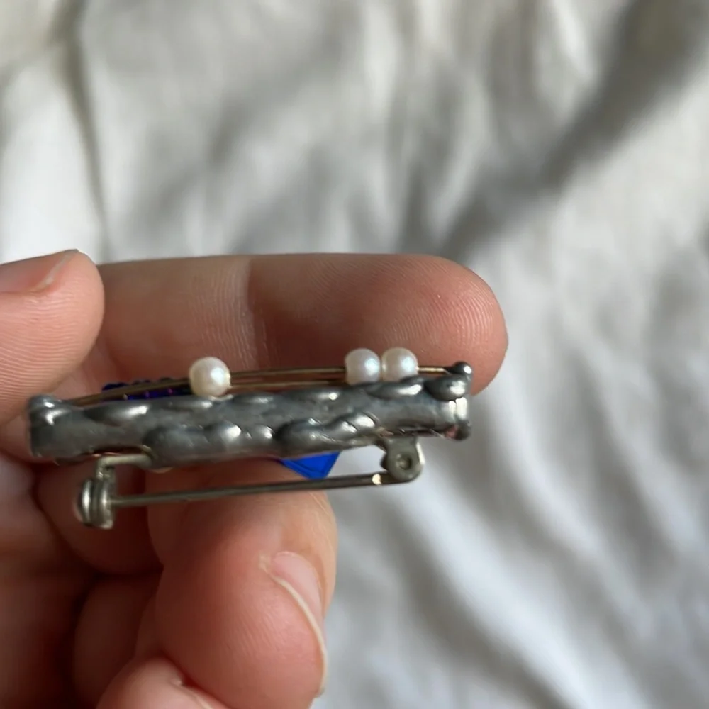 Beaded‎ Purse Brooch